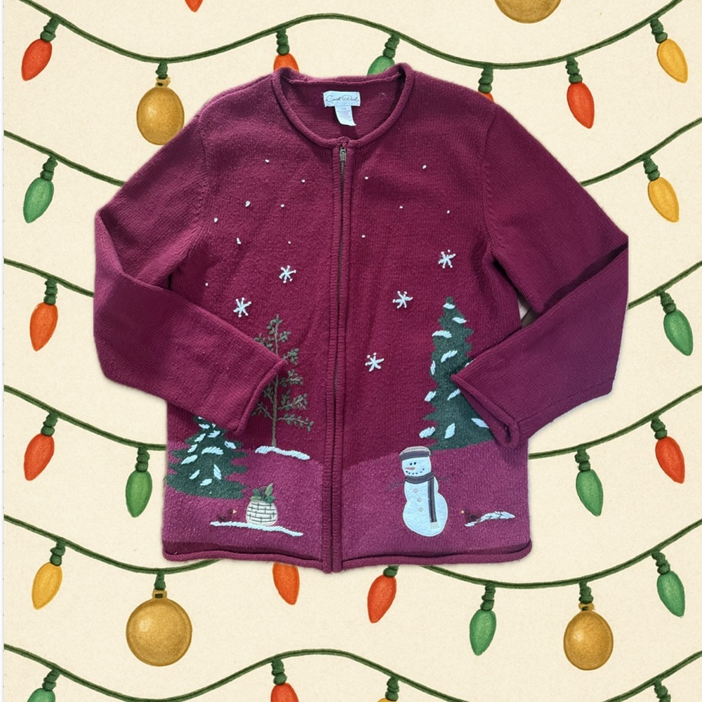 Ugly Christmas Snowman Sweater
